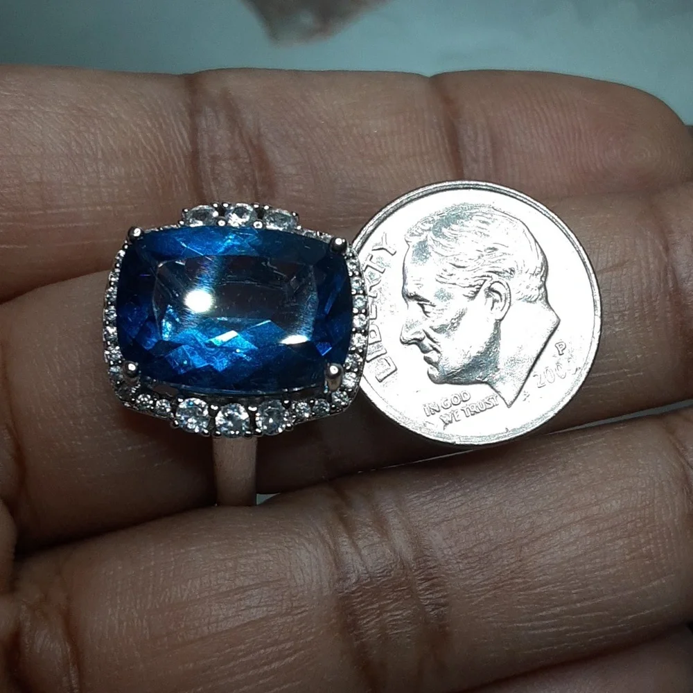 PRICE IS FIRM. 925, Untreated, Natural Color Change Fluorite And Natural White. - Picture 5 of 11